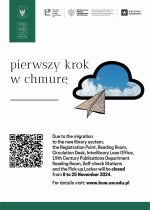 Ogłoszenie – zmiany w funkcjonowaniu BUW w dniach 08-25.11.2024 (EN)